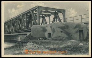 178698 - 1938 BŘECLAV (Lundenburg) - pohled na bunkr a most; čb fot