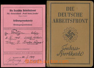 178703 - 1939 DIE DEUTSCHE (German) ARBEITSFRONT - JAHRES SPORTKARTE 