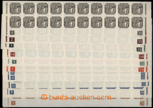 178812 - 1939-43 Pof.NV1-NV9, NV10-NV18, Newspaper stamps I. and issu