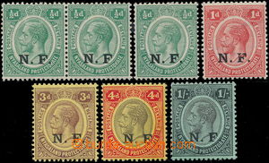 178823 - 1916 NYASALAND - RHODESIAN FORCE, complete issue for occupat