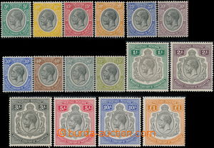 178826 - 1927-1931 BRITSKÝ MANDATE SG.93-107, George V. 5C-1£; 