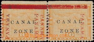 178835 - 1904 SPRÁVA USA  Sc.13c, 2-páska 10C žlutá Panama / CANA