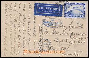 178932 - 1928 DEUTSCHLAND / AMERIKAFAHRT 1928, pohlednice zaslaná do