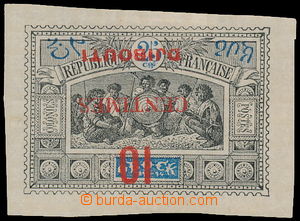 178941 - 1902 SG.116c, známka Obock 25Cts černá / modrá s přetis