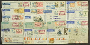 178960 - 1932-1936 18 leteckých dopisů s hezkými frankaturami - Le