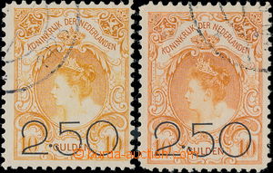 178972 - 1920 Mi.99, Wilhlemine 2,5G/10G light orange and orange; per