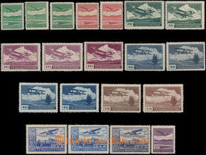 179013 -  Pof.L7-15, complete III. air issue in/at types and shades, 