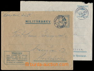 179054 - 1942-43 FIELD POST  comp. 2 pcs of official envelopes FP wit