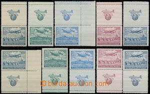 179070 - 1946 Pof.L16-L24, complete set stamps with upper and lower c