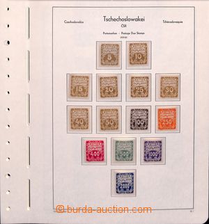 179149 - 1919-28 [COLLECTIONS]  POSTAGE-DUE PROVISORY, issue ORNAMENT