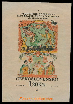 179245 - 1968 PLATE PROOF  Pof.1738, Slovak fairy tale 1,20Kčs, plat