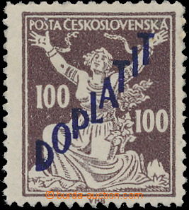 179267 - 1927 Pof.DL53B, Výpotřební - OR, hodnota 100h hnědá s 