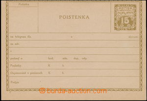 179326 - 1919 CPL2 C, Podací lístek, slovenská muatce, VV - posun 