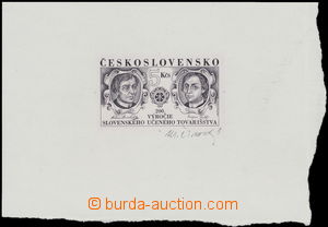 179350 - 1992 PLATE PROOF  Pof.3023, 200. Anniv Slovak tovaryšstva 5