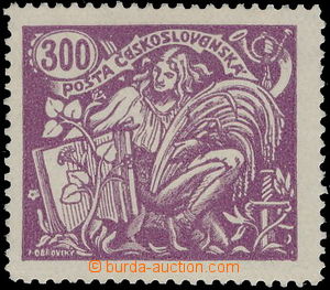 179548 -  Pof.175A, 300h violet, type III., line perforation 13¾