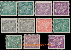 179584 -  Pof.164-169, comp. 11 pcs of stamps, basic set + types, sha