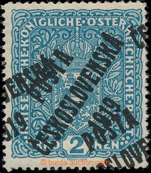 179699 -  Pof.48II, Znak 2K světle modrá, široká, dvojitý přeti