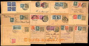 179858 - 1929-36 sestava 13ks dopisnic Znak 50h zelená, obsahuje CDV