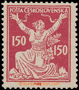 179908 -  Pof.159B, 150h red, line perforation 13¾;, type I.; ex