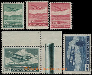 180155 -  comp. 4 pcs of various values with line perforation 12¼