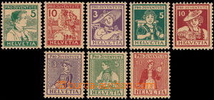 180175 - 1915-17 Mi.128-129, 130-132, 133-135, selection of 3 sets FO