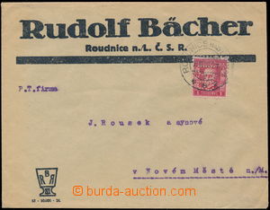 180230 - 1926 Maxa R13, firemní dopis s oboustranným přítiskem vy