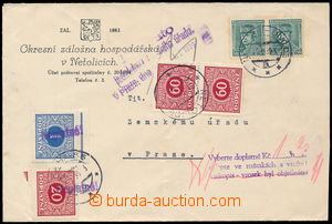 180241 - 1939 Definitive issue - commercial letter insufficiently pai