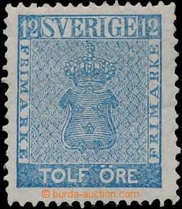 180259 - 1858 Mi.9c, Coat of arms 12 Ore ultramarine; perfect quality