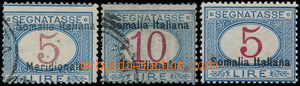 180284 - 1906 Sass.D10-11, 32, koncové hodnoty, 5L a 10L SOMALIA ITA