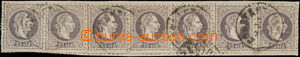 180328 - 1867 LEVANTE  Ferch.6I, FJI 25Sld tmavě fialová, 5-páska 