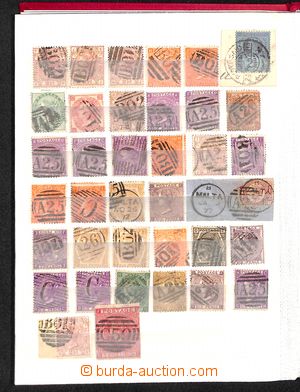 180341 - 1855-1902 [SBÍRKY]  75ks britských známek s razítky poš