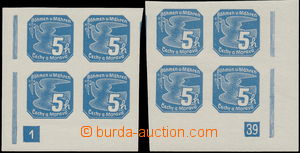 180358 - 1939 Pof.NV2, Novinové 5h modrá (I. vydání), levý a pra