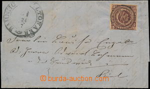 180372 - 1851 dopis s dánskou Mi.1I, FIRE R.B.S. s razítkem 162 - z