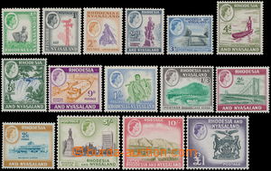 180384 - 1959 SG.18-31, Alžběta II. - Krajinky, 1/2P-£1 (Znak)