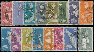 180403 - 1963 SG.1-16, Alžběta II. - náměty Jižní Georgie a San