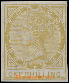 180423 - 1880 SG.12, ZT nezoubkovaný, 1Sh okrově-žlutá, definitiv