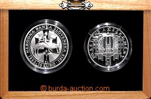 180443 - 2013 set two silver memorial coins issued to/at 20. Anniv Cz