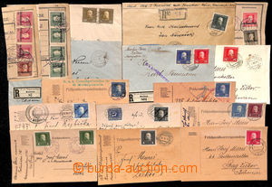 180478 - 1915-18 selection of 15 entires with FP I and II issues, con