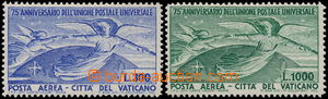 180493 - 1949 Mi.161-162, 75. výročí UPU 300L a 1000L; kat. 180€