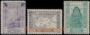 180562 - 1922 Mi.776-778, Sjednocení Turecka 100Pia-500Pia; koncové
