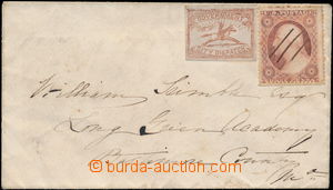 180628 - 1857 BALTIMORE CARRIER´ STAMPS, dopis s místní známkou S