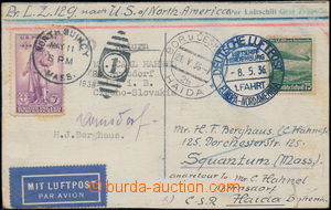 180692 - 1936 DEUTSCHLAND / LUFTSCHIF HINDENBURG/ 1. FAHRT/ EUROPA - 