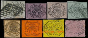 180743 - 1852-1868 Sass.1(4), 4e, 17(*), 19, 30, comp. of 8 stamps Co