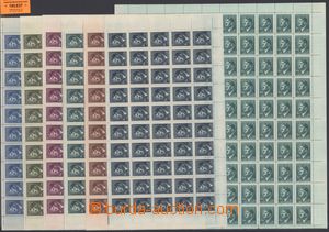 180837 - 1942 Pof.90-95, 122, A. Hitler., comp. 6 pcs of 50 kusových