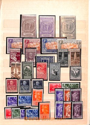 180866 - 1900-60 [SBÍRKY]  dubletní partie neupotřebených známek
