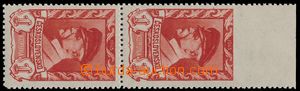 181045 - 1945 Pof.385 VV, Moskevské 1K červená, svislá krajová 2