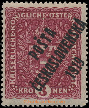 181047 -  Pof.49Ia, Znak 3K tmavě červená, úzký formát, II. typ