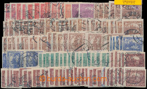 181066 - 1919-20 HRADČANY-issue  selection of 130 pcs of stamps Hrad