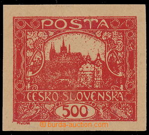 181139 -  PLATE PROOF  values 500h, type II in red color on common pa