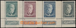 181217 - 1930 Pof.261-264 KD, 80. birthday T. G. Masaryk, complete se